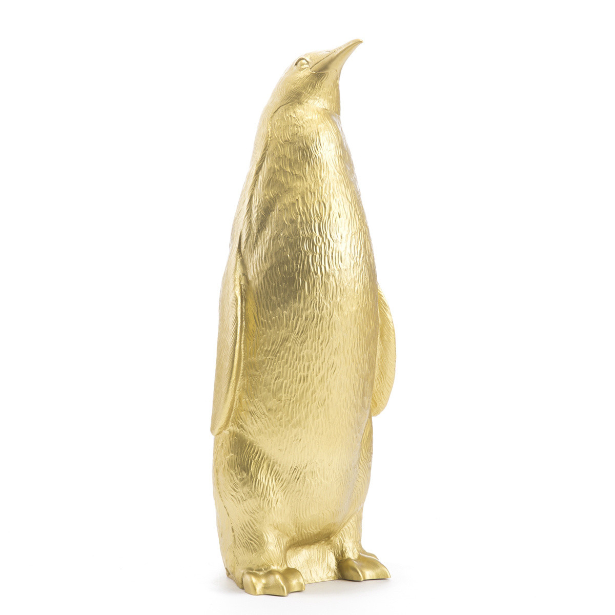 Ottmar Hörl + Penguin head up gold